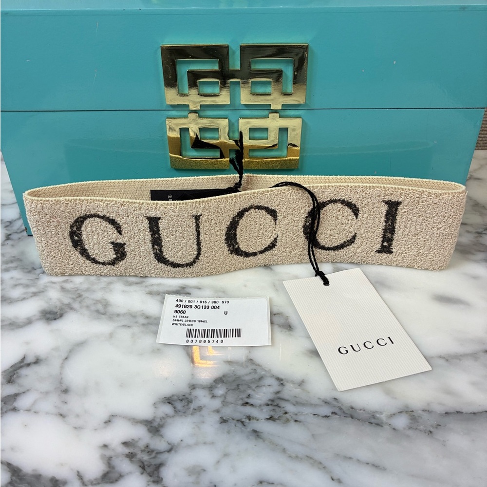 NWT Gucci Cream and Black Headband